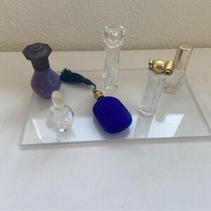 (6) Vintage Perfume Bottles